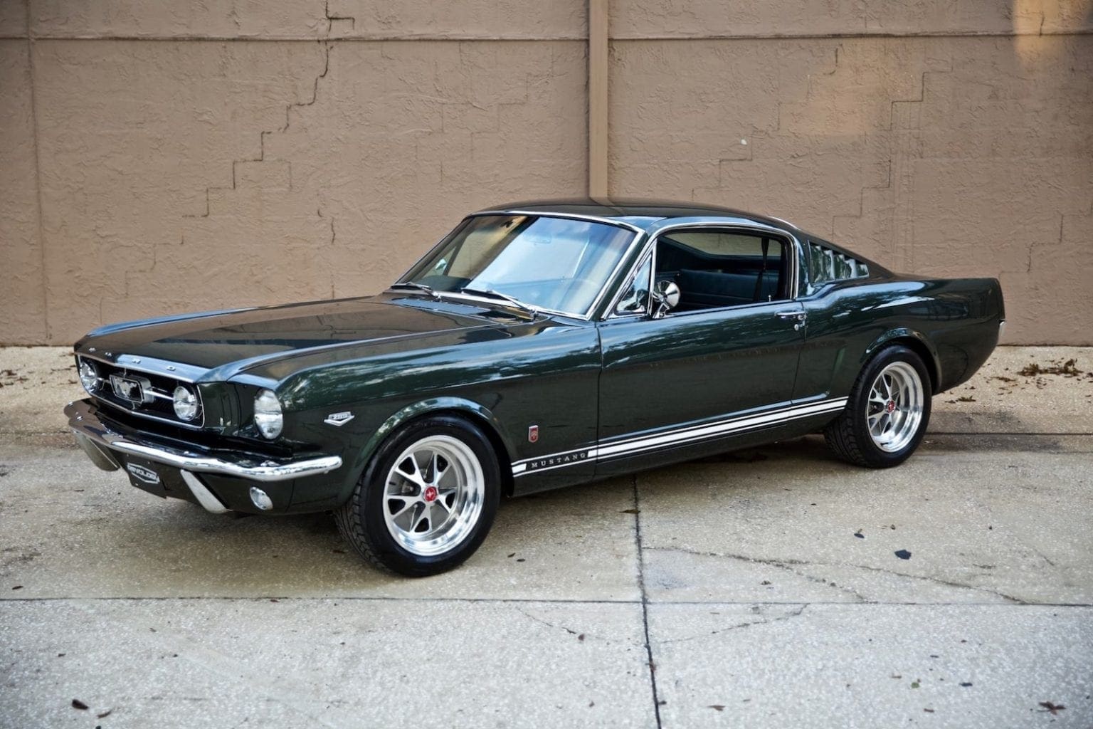 1965revologymustanggtfastbackivygreen19 Revology Cars