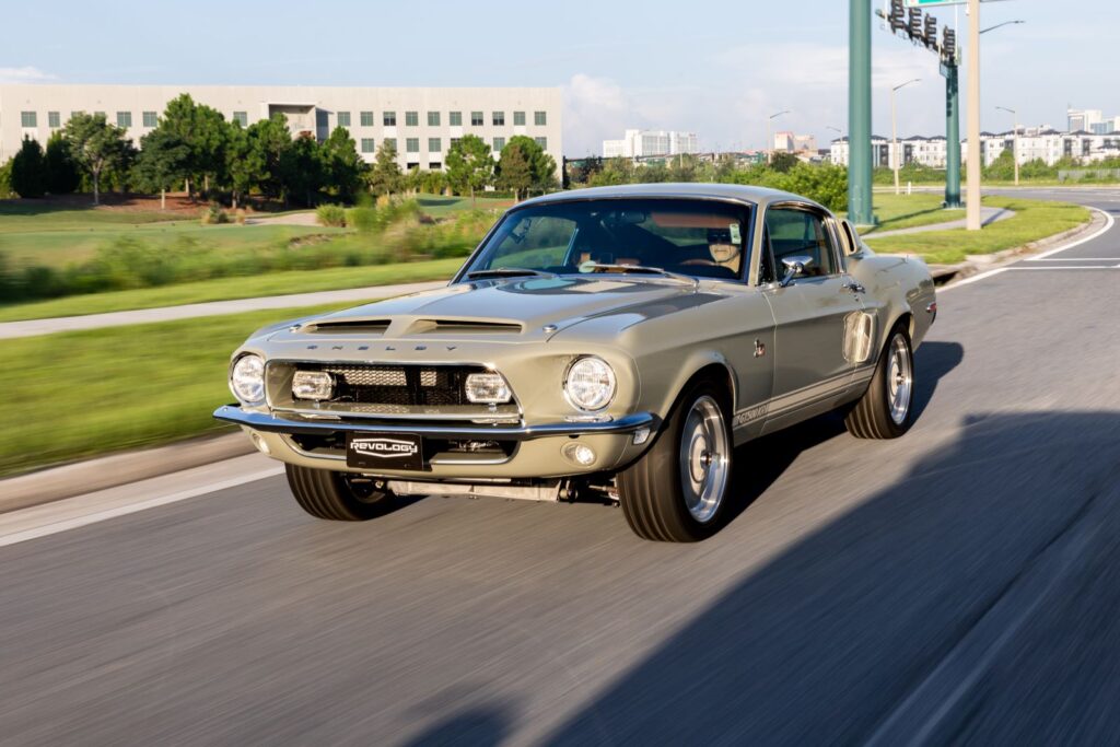 1968 Shelby GT500KR Front Angle Driving Shot 35