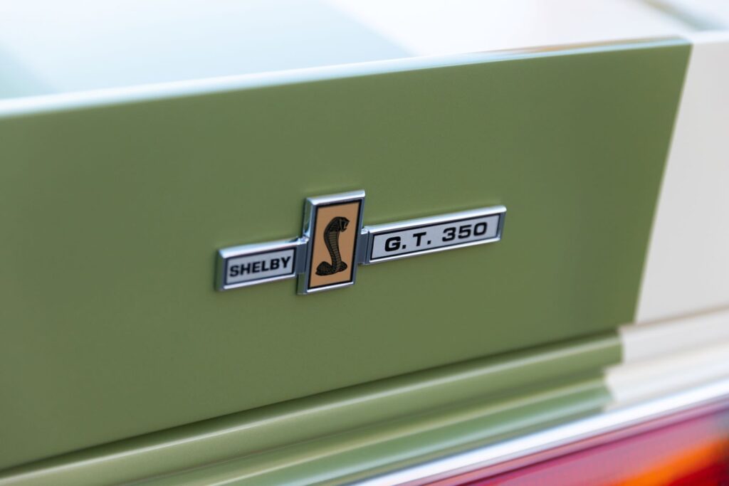 1967 Shelby GT350 Rear Badge Close-Up 18