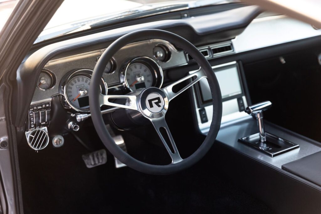 1967 Mustang GTA Interior Steering Console View 21