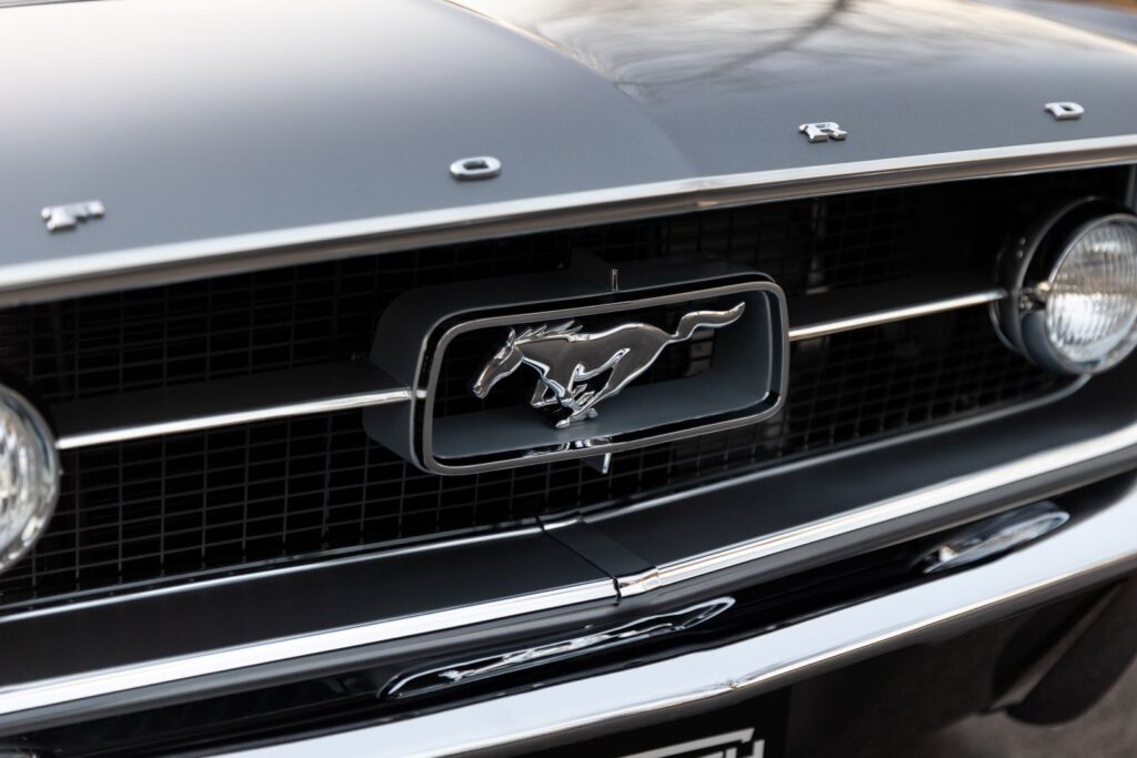 1967 Mustang GTA Mustang Emblem Closeup 5