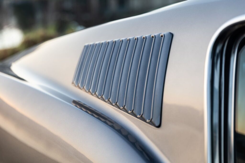 1967 Mustang GTA Rear Roof Vent Closeup 11