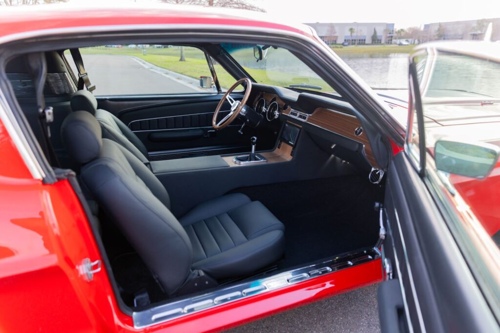 1968 Mustang GT Cobra Jet Cabin Interior Wide Angle 28