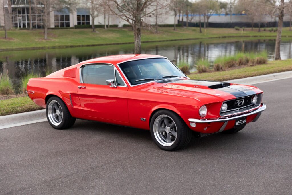 1968 Mustang GT Cobra Jet Front Side View Parked 2