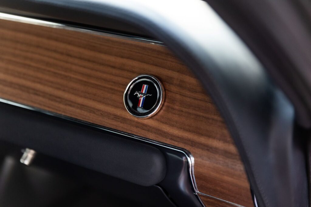 1968 Mustang GT Cobra Jet Mustang Logo Dashboard Detail 32