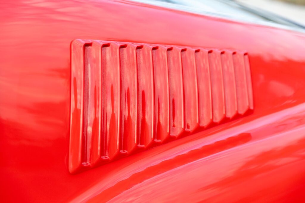 1968 Mustang GT Cobra Jet Rear Quarter Vent Closeup 11