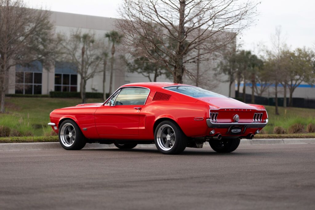1968 Mustang GT Cobra Jet Rear Side View Parked 1