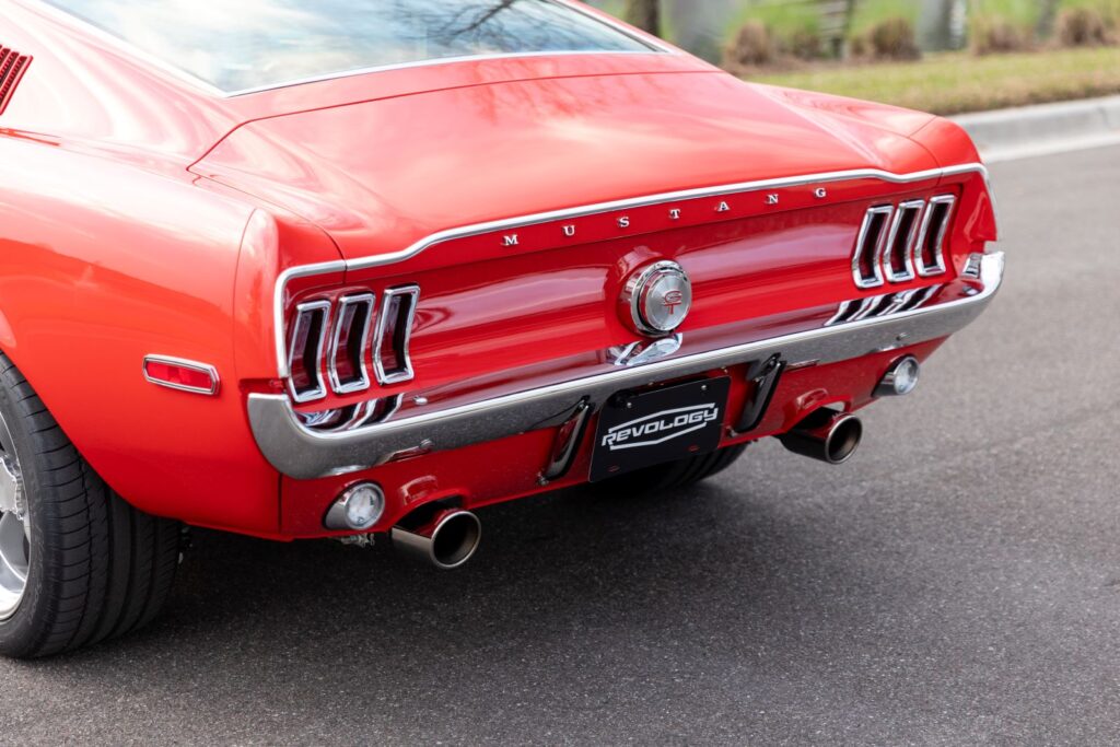 1968 Mustang GT Cobra Jet Rear View with Mustang Emblem 14