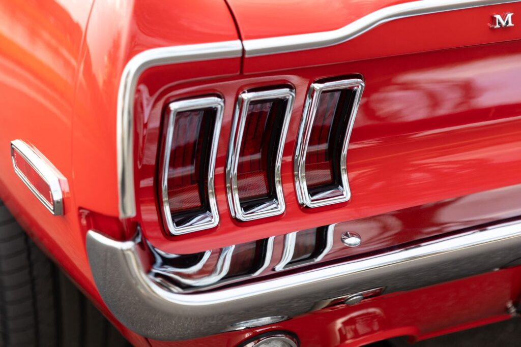 1968 Mustang GT Cobra Jet Taillight Assembly Closeup 17