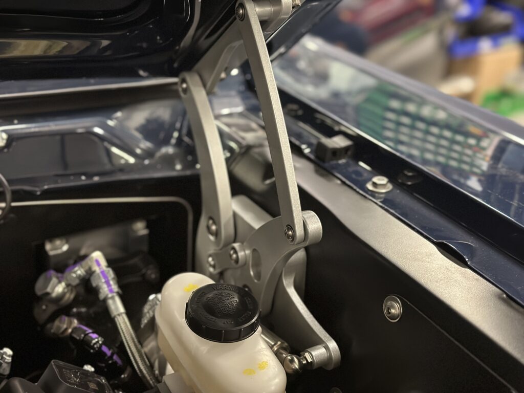 1967 Mustang GT / GTA 2+2 Fastback hood hinges.